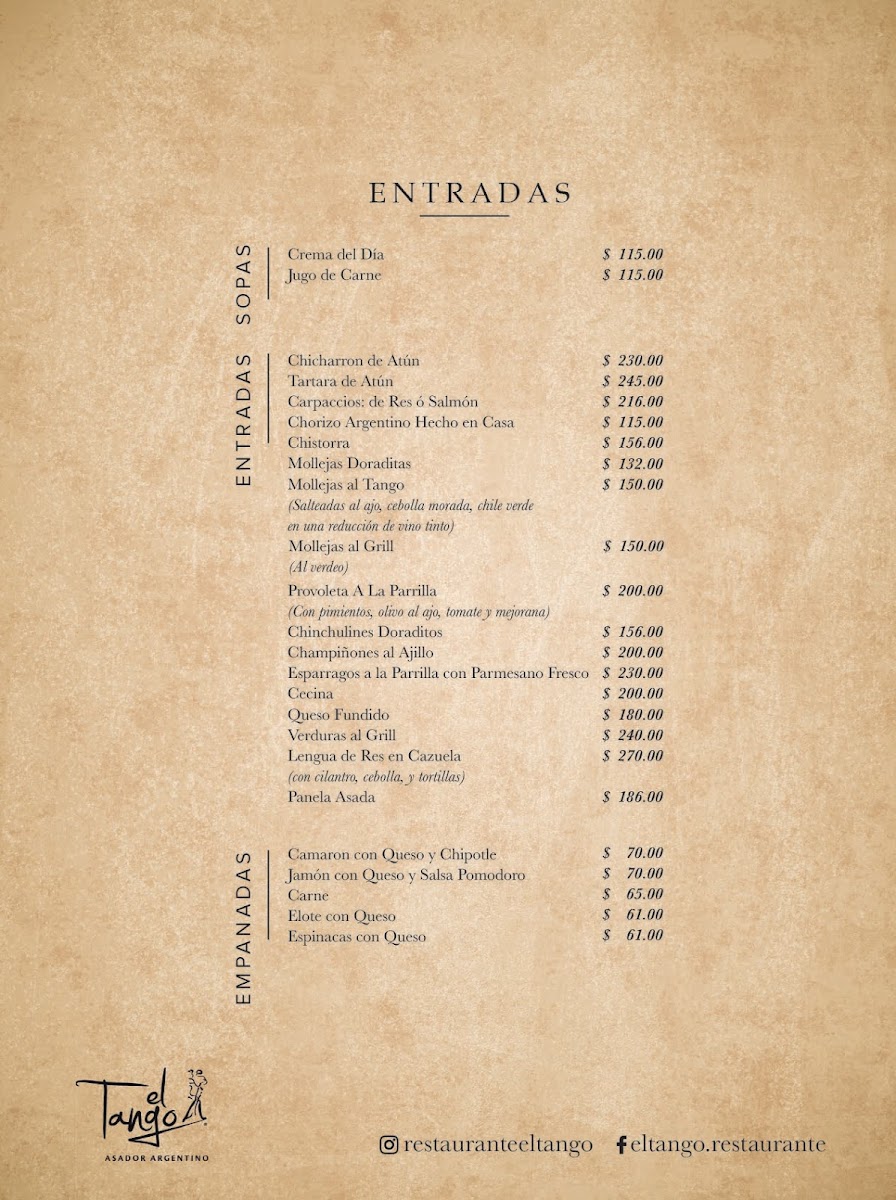 El Tango Palomar Menu - Image 4