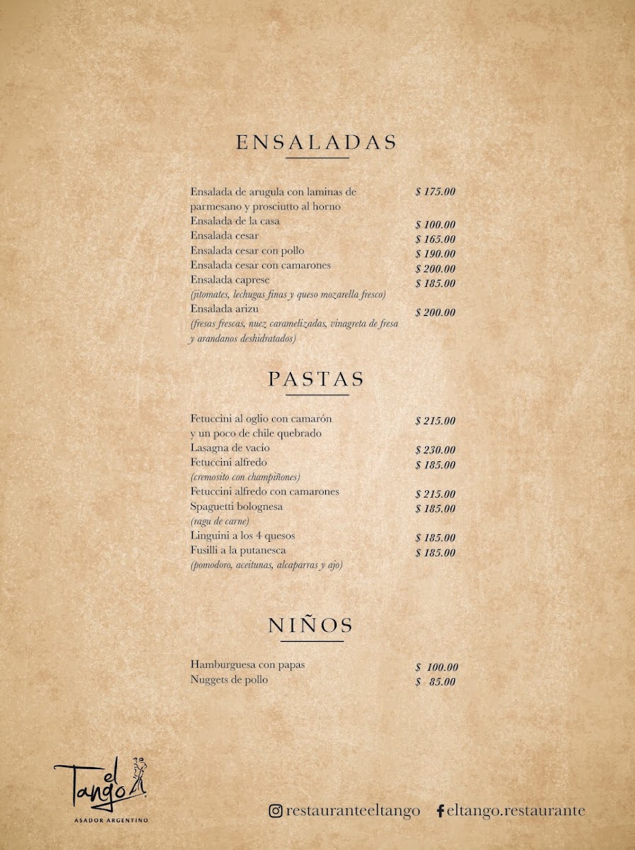 El Tango Palomar Menu - Image 5